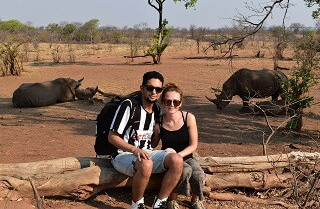 Rhino Walk in Zambia