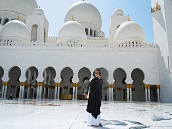 Visiting Sheikh Zayed Grand Mosque, Abu Dhabi