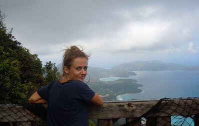 At the top of Morne Seychellois, Seychelles