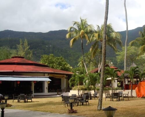 Garden in Berjaya Beau Vallon Bay Resort, Seychelles