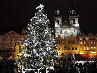 Christmas tree in Old Town Square, Prague