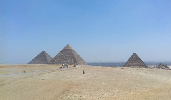 Pyramids in Giza, Egypt