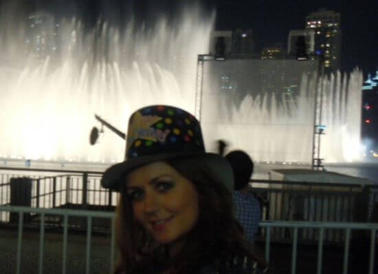 New Years Eve in front of Burj Khalifa