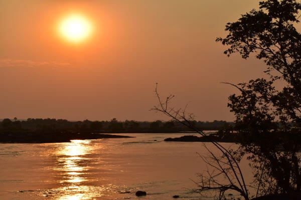 Sunset on the Zambezi River, Victoria Falls