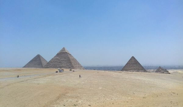 Giza Pyramid Complex in Giza Plateau