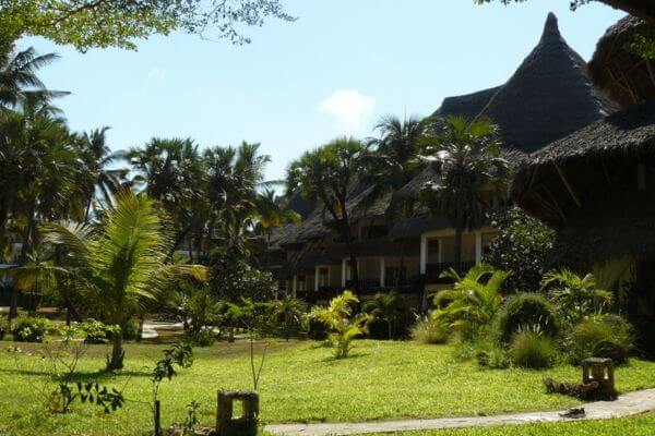 Lawford Hotel Malindi, Kenya, African-style accommodation in a lush garden