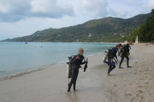 Me after diving trip in Mahe, Seychelles