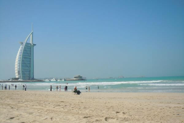 Umm Suqeim Beach or Sunset Beach in Dubai