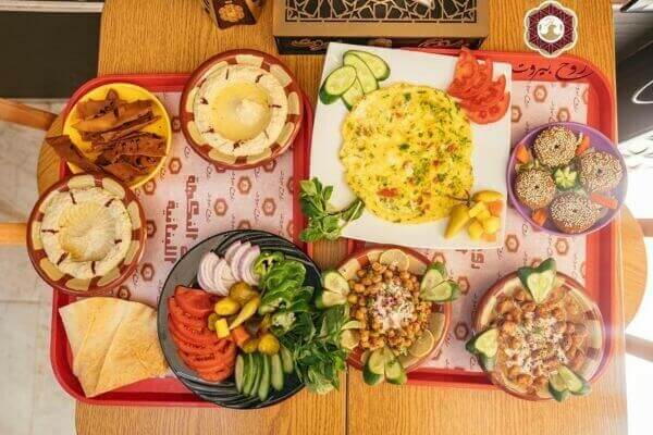Breakfast at Rouh Beirut Restaurant, Cairo
